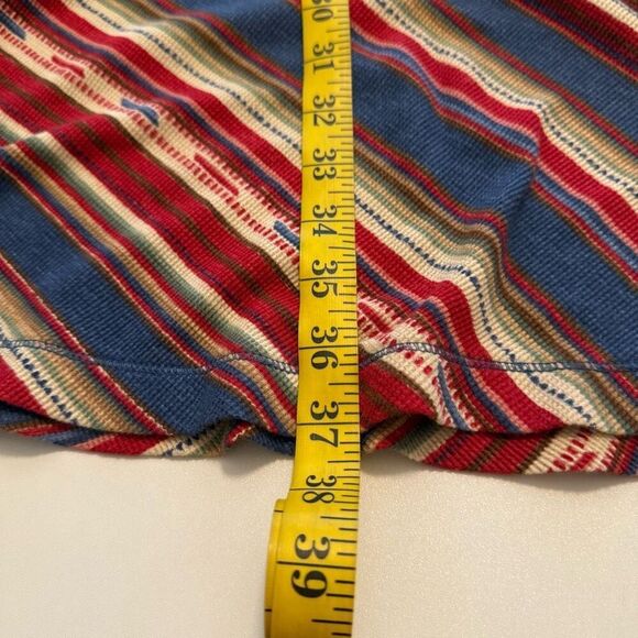 LRL Lauren Jeans Co. Vtg Southwest Dropped Waist Waffle Knit Dress Sz 1X - Picture 11 of 11